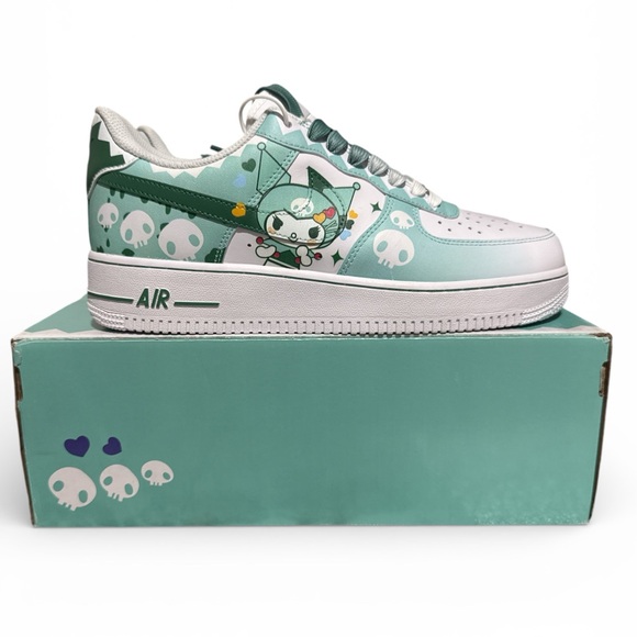 New Custom Nike Air Force 1 "Kuromi" 9W / 10,5 Men’s - Picture 8 of 8